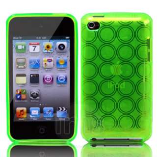 GREEN HYDRO GEL CASE COVER FOR APPLE iPOD TOUCH 4 4G  