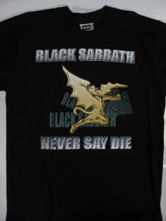 BLACK SABBATH   NEVER SAY DIE T SHIRT  