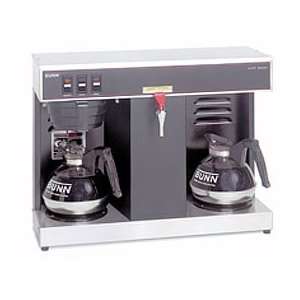  Low Profile Auto Coffee Brewer With 2 Warmers, Vlpf, Black 