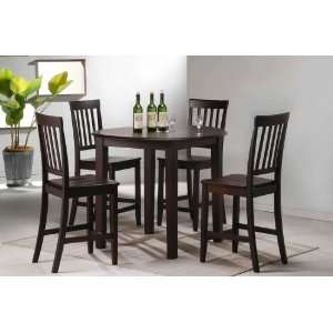 Counter Height Dining Table Set   5 Piece 