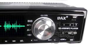   AUTO CAMPER RADIO FM  PORTA USB SLOT SD LCD DAX 860  45W  
