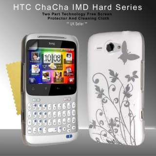 HTC CHACHA BUTTERFLY IMD HARD CASE COVER FOR CHA CHA UK  