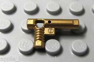 NEW Lego Metallic Gold Minifig Pistol Agents GOLDEN GUN  