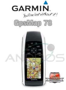 GARMIN GPSMAP 78 GPS PORTATILE NAUTICO MARINO ANDROS  