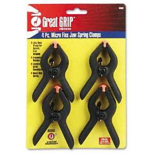 Great Neck  4 Piece Flex Jaw 3/4 Spring Clamps    Sold as 2 Packs of 