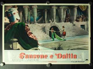 Sansone e Dalila   De Mille, Lamarr 1954   Fotobusta 5  