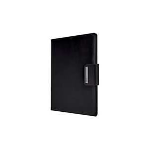 Iluv Leatherette Portfolio Case With Stand For Ipad 2 Black Flexible 