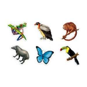  Rain Forest Animals Designer   Cut Outs Toys & Games