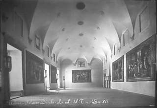 1955 URBINO Palazzo Ducale La Sala del Trono  