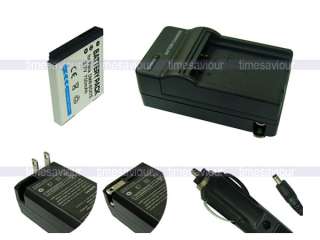 Battery+Charger for Panasonic DMW BCK7 BCK7e Lumix DMC S1 S3  
