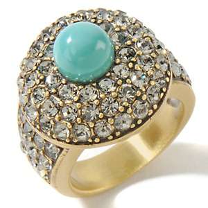Heidi Daus Tailored Made Crystal Accented Swirl Ring 