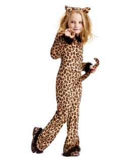 Girls Pretty Leopard Child Costume  Wholesale Cats Halloween Costume 