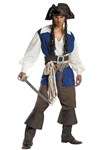 Pirates of the Caribbean 3 Captain Jack Sparrow Prestige Adult Costume 