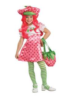 Strawberry Shortcake Costume for Girls Cartoon Characters Costume at 