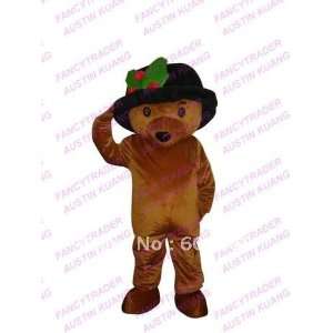  bear mascot costume with hat teddy bear mascot costume bear 