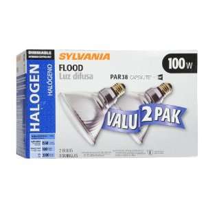 SYLVANIA 2 Pack 100 Watt Outdoor Flood Light Bulb 15460  