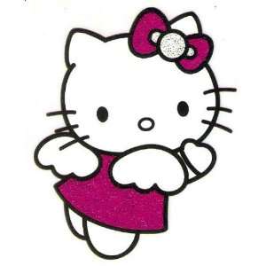 Hello Kitty angel wings hot pink bow & dress Iron On Transfer for T ...