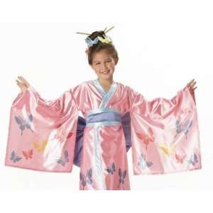 Girls Kids Costume Asian Japanese Geisha Kimono Outfit Girls One Most 