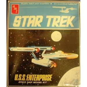   Star Trek USS Enterprise Space Ship Model Kit AMT Ertl Toys & Games