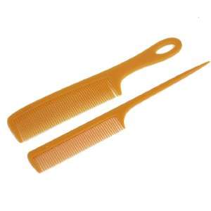   Pcs Plastic Hair Hairstyle Beauty Combs Orange for Lady Beauty
