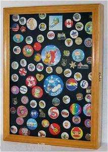 Lapel Pin Medal Buttons Patches Ribbon Display Case Shadow box  