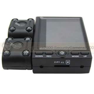   Camera 2CH IR Car DVR Recorder w/ 16GB Memory 2.0 inch TFT LCD  