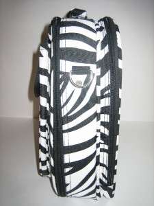 BRAND NEW BLACK ZEBRA 17 INCH LAPTOP CASE BAG W/ STRAP  