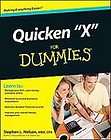 Dummies   Quicken X For Dummies (2011)   New   Trade Pa