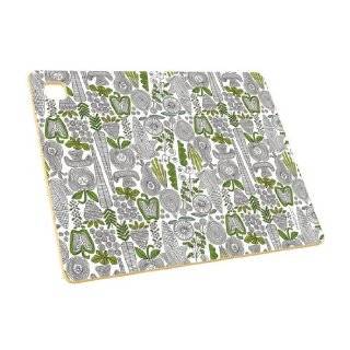   Series Veggie Illustration 14 by 11 Inch Cutting Board, Natural