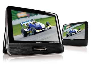 Philips 9 Inch Digital LCD Portable Blu Ray Player (dual screen 