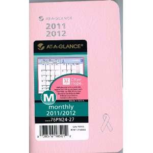  2011  2012 Monthly QuickNotes Breast Cancer Awareness Pocket Planner 