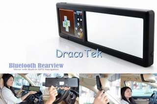 car 4.3 Rearview Mirror with bluetooth GPS multimedia  