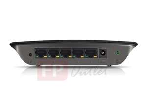 Linksys SE2500 5 Port Gigabit 1000Mbps Ethernet LAN QoS Switch 