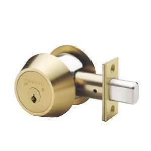   Cylinder Maxum Deadbolt Lock 2 3/8 Backset (brass)