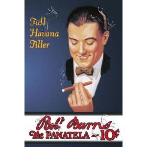   Poster, Robert Burns Panatela Cigars   18.75 x 27.5