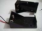 2pcs 9 Volt 9V BATTERY HOLDERS / CASE with 19cm Wire