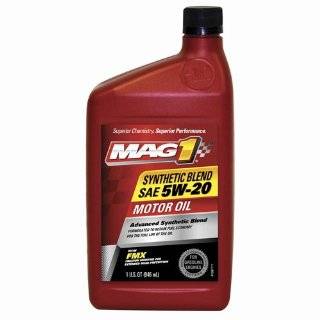 Mag 1 300 SAE 5W 20 Synthetic Blend Motor Oil   1 Quart (Case of 6) by 
