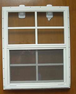 Shed Window 18 x 23, Lot of 4, White Flush, Aluminum Frame Windows 
