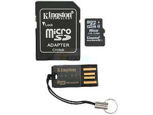   Card Bundle Kit (with a full size SD adapter and USB reader) Model