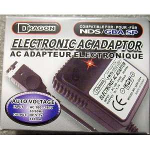 Dragon SAM SPEA Electronic AC Adapter for Nintendo DS and GBA SP 5.2V 