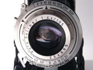 Agfa Solinar Camera 14.5 / 105 Synchro Compur Record 3 III Made in 