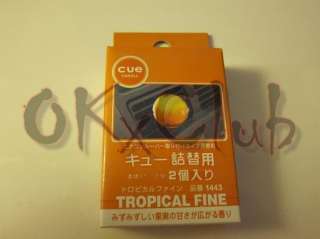 Cue Orange Car Air Freshener Ball Refill on Vent Japan  