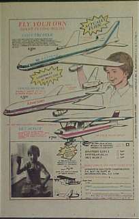 1979 EASTERN~AMERICAN AIRPLANE MODEL TOY KITS PRINT AD  