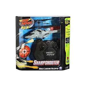  Sharp Shooter RC Helicopter   Silver Toys & Games