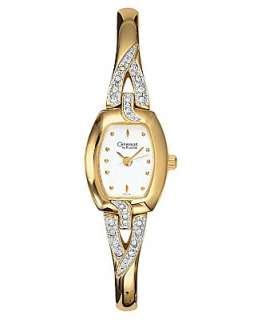   Watch, Womens Goldtone Bangle Bracelet 45L79   Brandss
