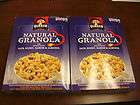 Lot of 3 Quaker Natural Granola with Oats Honey Raisin and Almonds