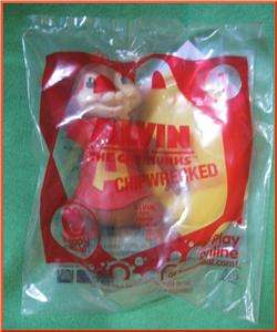 HAPPY MEAL TOYS Alvin & The Chipmunks Chipwrecked Movie NIP 