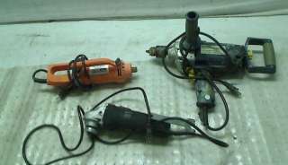 LOT OF 3 POWER TOOLS DRILL ANGLE GRINDER CUT OFF TOOL TADD  