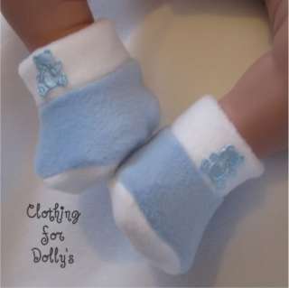 BABY DOLLS BLUE BOOTIES FIT FIRST BORN ANNABELL 14  