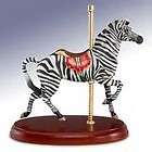 lenox 2009 antique zebra carousel horse nib cert returns not